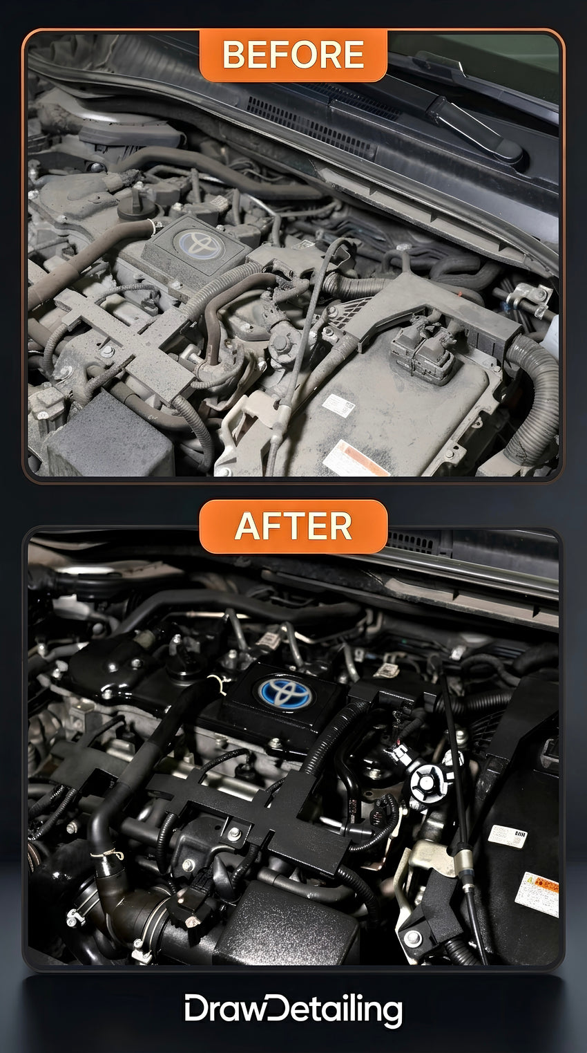 WATERLESS ENGINE CLEANER 500ml - Soluție profesională pentru curățarea motorului fără apă
