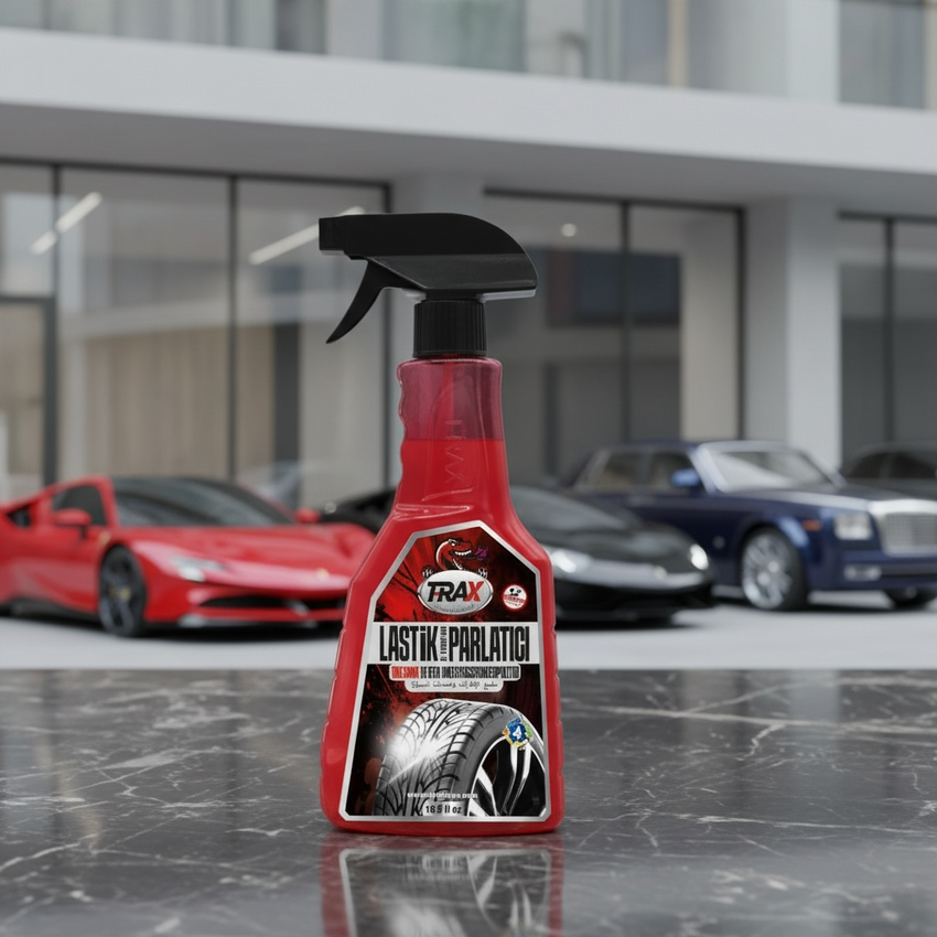 Tire &amp; Bumper Shine 500ml – Soluție pentru Luciu Cauciucuri și Plastice exterioare