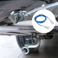 Cablul de Tractare din Oțel Inoxidabil de până la 3,5 Tone cu Carlige