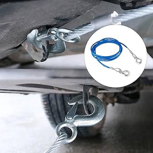 Cablul de Tractare din Oțel Inoxidabil de până la 3,5 Tone cu Carlige