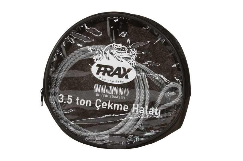 Cablul de Tractare din Oțel Inoxidabil de până la 3,5 Tone cu Carlige