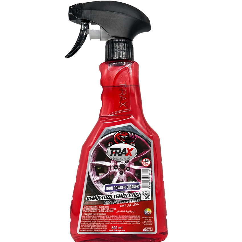 Iron Powder Cleaner 500 ml - Soluție profesională pentru jante și pilitură de fier