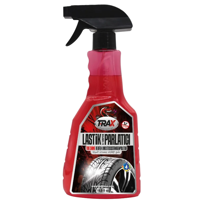 Tire &amp; Bumper Shine 500ml – Soluție pentru Luciu Cauciucuri și Plastice exterioare