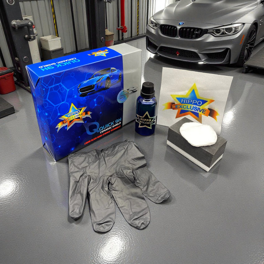 Protectie ceramica profesionala 9H - 50 ml (Kit complet)
